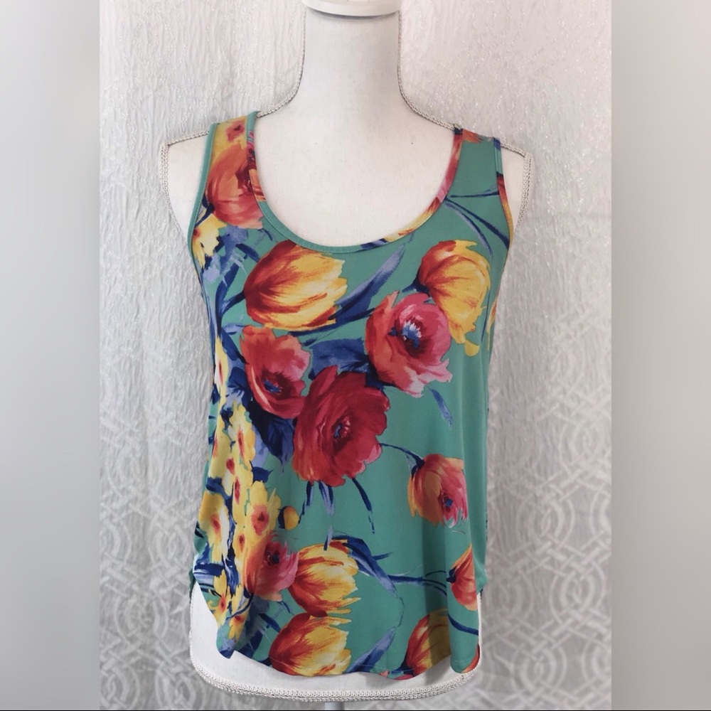 Floral Sleeveless Tank Top